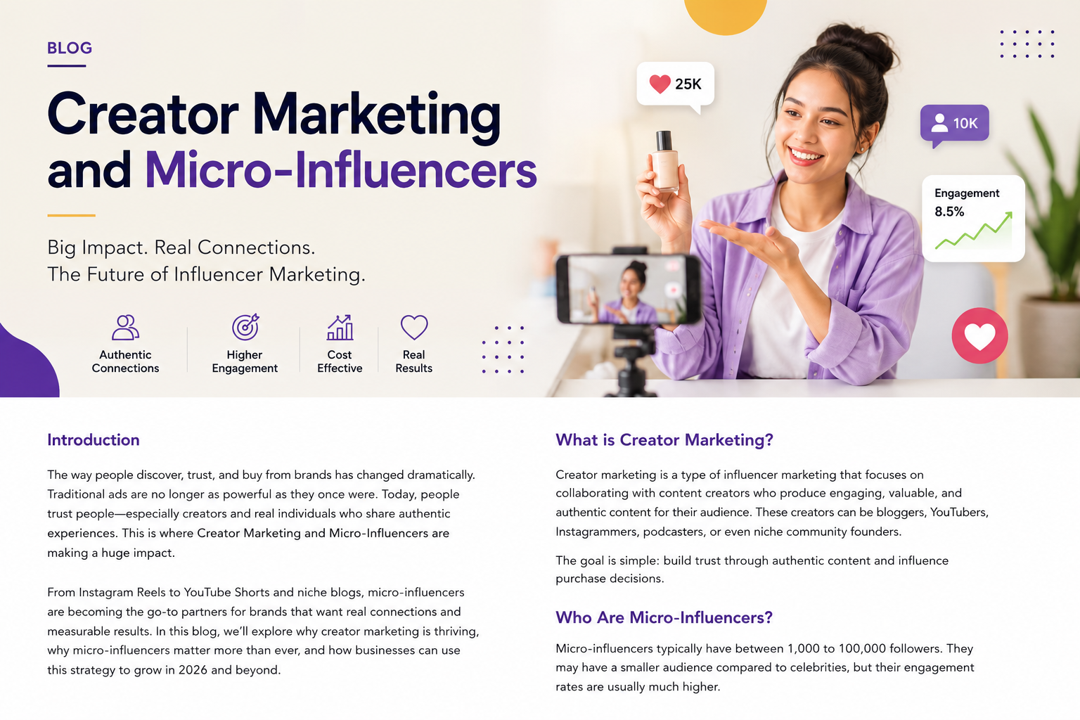 Creator Marketing and Micro-Influencers: The Future of Authentic Digital Marketing